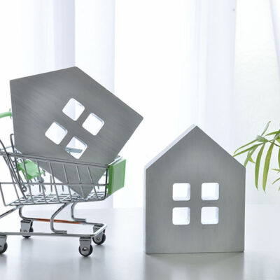 家の模型をカートに入れている